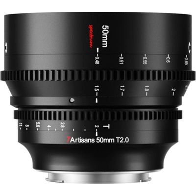 7Artisans SPECTRUM 50 mm T2.0 Full Frame Cine Canon EOS-R C503B