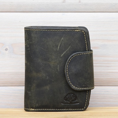 kožená peněženka Greenburry Vintage zelená 336-30