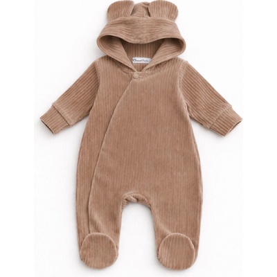 G baby Kojenecký manchesterový overalek Teddy béžový
