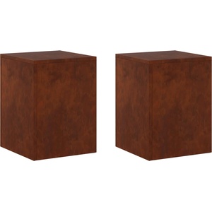 vidaXL Стойка за растения 2 pcs Ръждясало 30 x 30 x 40 cm (8012473)