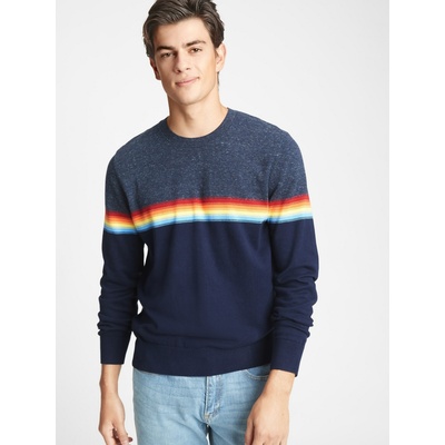 GAP Пуловер happy stripe GAP GAP | Sin | МЪЖЕ | S