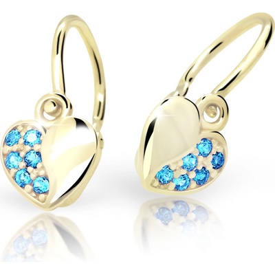 Cutie Jewellery dětské zlaté C2160Z Arctic Blue