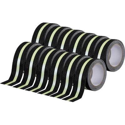Toolcraft 12xTO-10187130 Anti Slip Tape Sugo 10 m x 55 mm čiernozelená 12 ks