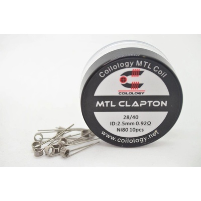 Coilology MTL Clapton predmotané špirálky Ni80 0,92ohm 10ks
