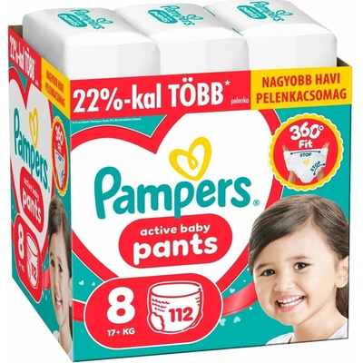 Pampers Active Baby 8 112 ks