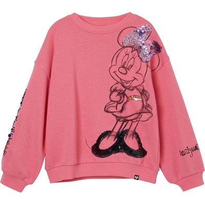 Desigual Суичър 'Minnie Mouse' розово, размер S