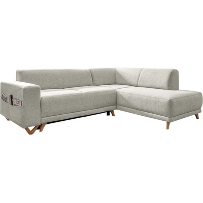 Miuform Бежов разтегателен/с място за съхранение ъглов диван (десен ъгъл/L форма) Classy Sophie - Miuform (679LIN1)