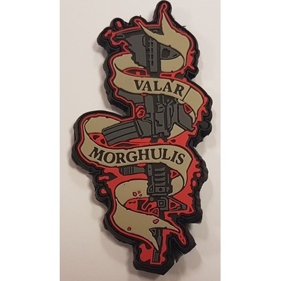 3D nášivka Valar Morghulis, A.C.M.