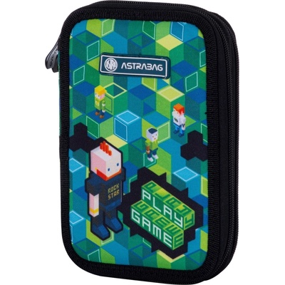 Astra Ученически несесер Astra - Play Game, 2 ципа (AS503023017)