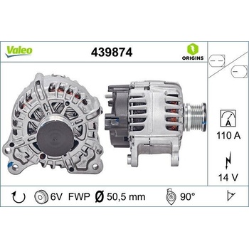 Generátor VALEO 439874