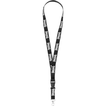 Lonsdale Tidebrook lanyard - Black (Black / White)