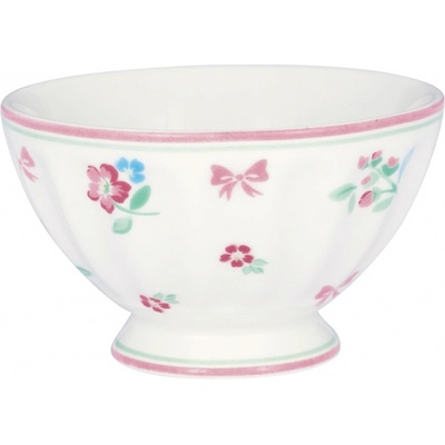 Green Gate Francouzská miska Athea porcelán white růžová 150 ml