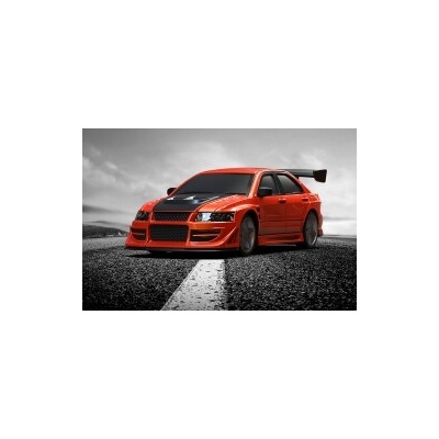 RACING TURBO C76 RC Sports Car RTR červená 1:76