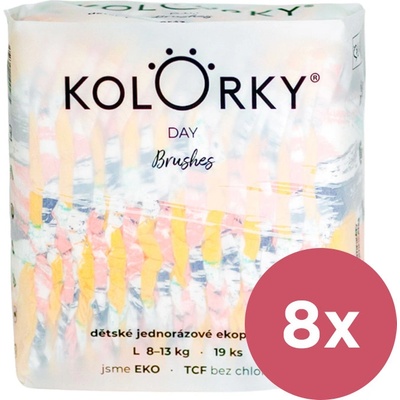 KOLORKY DAY štetec L 8-13 kg 152 ks