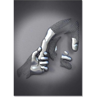 1 dílné obrazy Romantické sochy LE750 Velikost 50 X 70cm