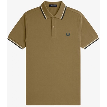 Fred Perry Блуза с яка Fred Perry Short Sleeve Twin Tipped Polo Shirt - ShadedStone Z60