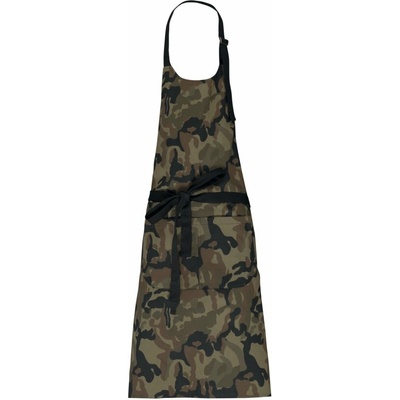 Kariban K 885 olive camouflage Zástěra