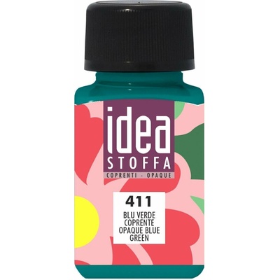 Maimeri Idea Stoffa farba na látky opaque blue green 60 ml