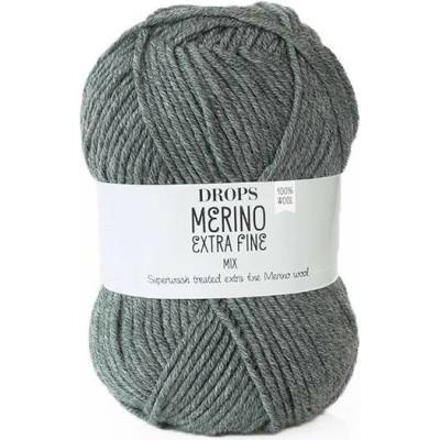 Příze DROPS Merino Extra Fine mix 04 - šedá