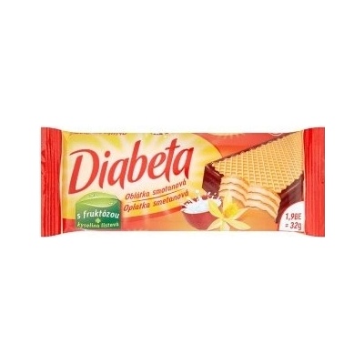 Diabeta Oplatka smetanová DIA 32 g