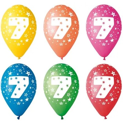 Балон, 26 см, многоброен, 7 11-print7 (11-print7)