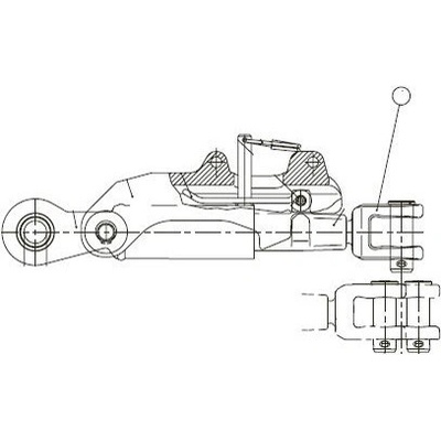 GKN Walterscheid 1308496 / 308496 / R341882 Tyč stabilizátoru M30, 130 mm