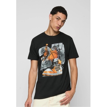 Mister Tee Тениска Vintage Ballin Tee black XXLUB-MT1667-00007 - Тъмносив, размер L