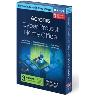 Acronis True Image Essentials Subscription 3 Computers - 1 year subscription ESD HOFASHLOS21