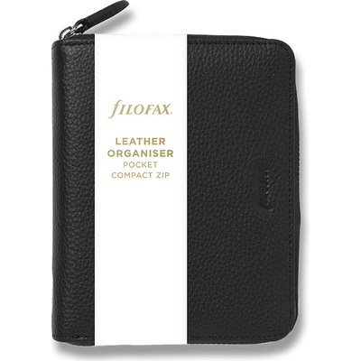 Filofax Norfolk Compact Zip A7 týdenní 2026 black