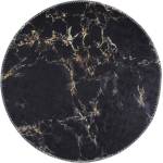 Vitaus Сив кръгъл килим ø 100 cm - Vitaus (FGR-S402-Yuvarlak-100x100)