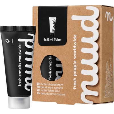 Nuud přírodní krémový deodorant černá tuba 15 ml