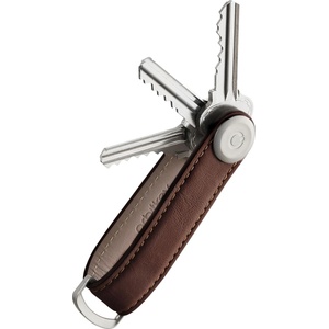 Orbitkey Leather Espresso with Brown Stitching