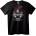 NOONEBRAND Тениска Естетичен Валентинов Череп - 2XL, Black