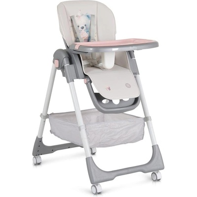 Moni Детски стол за хранене Raffy розов (3801005152001)