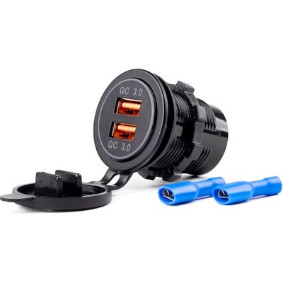 Nabíječka 2xUSB 12/24V MOD-05 AMiO-02855