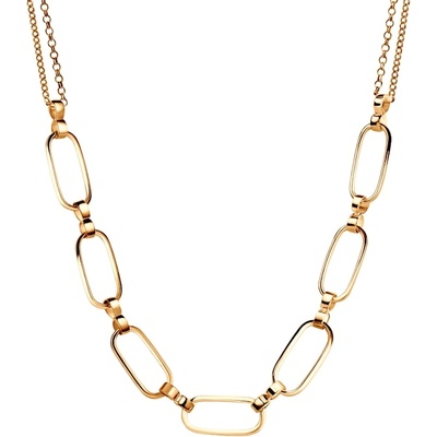 SAVICKI Колие Dualéa: позлатено сребро