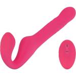 Teazers Strapless Strap On Vibrator - Pink