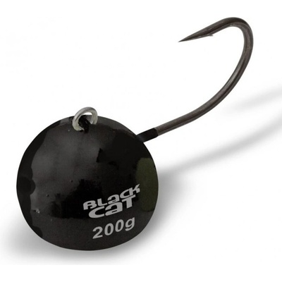 Black Cat Jigová hlava Fire-Ball Čierna veľ.6 200g