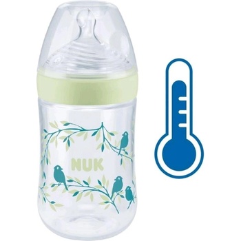Nuk Nature Sense fľaša s kontrolou teploty zelená 260ml