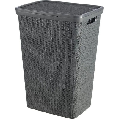 Curver Тъмно сив кош за пране , 58 л Jute - Curver (245975)