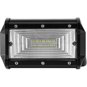  Универсален 72W Лед LED Халоген Фар Работна Лампа 12V - 24V с Разпръсната Flood Светлина за автомобил офроуд бус ван кам
