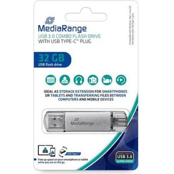 Image 1 of MediaRange Combo Flash Drive 32GB USB 3.0 (MR936)