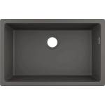 Hansgrohe S51 SilicaTec композитна мивка, сив камък, 71x45 см (43432290) Мивка за вграждане