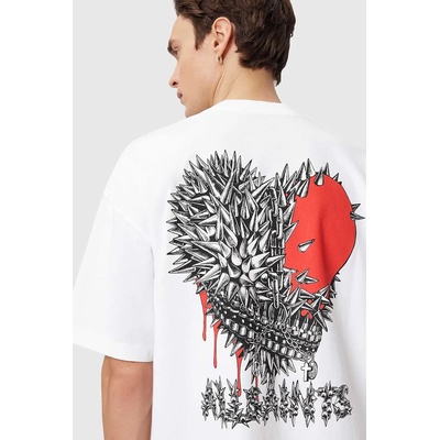 AllSaints Памучна тениска AllSaints CHASTE (M042PE)