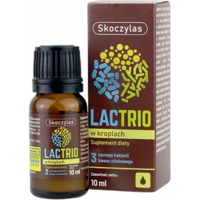 Skoczylas Lactrio Probiotické kvapky pre deti a dospelých 10 ml