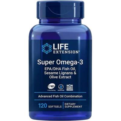Life Extension Super Omega-3, 120 софтгел капсули, Life Extension (01982 LE)