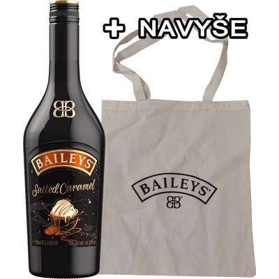 Likér Baileys Salted Caramel 17% 0,7 l (darčekové balenie bavlnená taška)