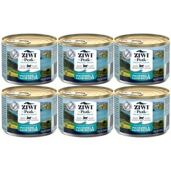ZIWIPEAK Cat Mackerel&Lamb 6 x 185 g