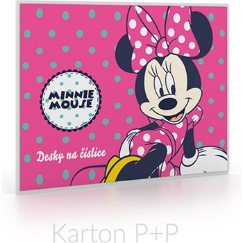 Karton P+P Dosky na číslice Minnie Mouse