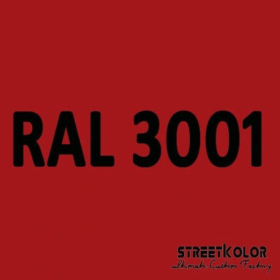 RAL 3001 uretánová auto farba lesklá alebo matná 1 liter + tužidlo + riedidlo